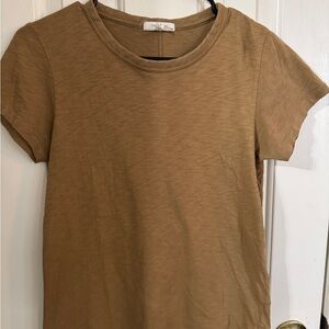 Rag & Bone Tan Short Sleeve Tee
